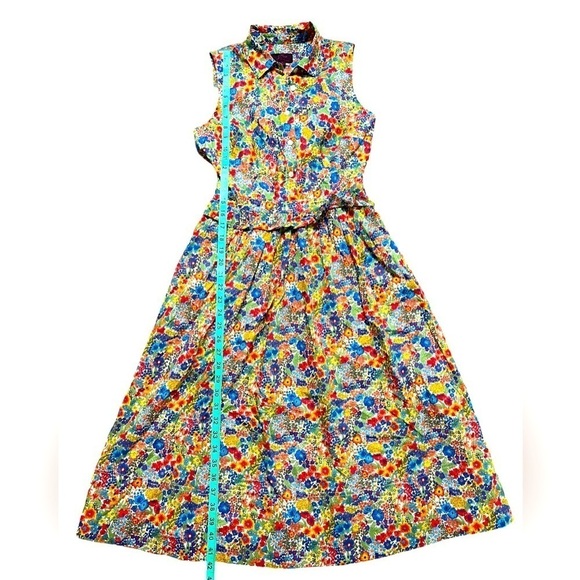 J. Crew Shirtdress in Liberty® Margaret Annie print size 0. - Picture 6 of 10